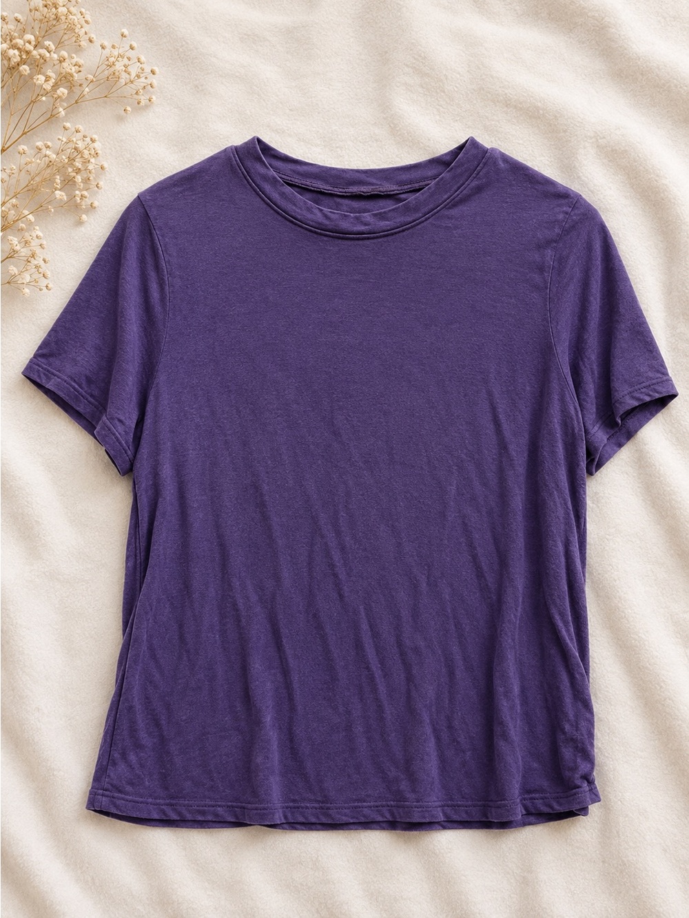 a new day women’s Solid navy Short Sleeve Crew Tee